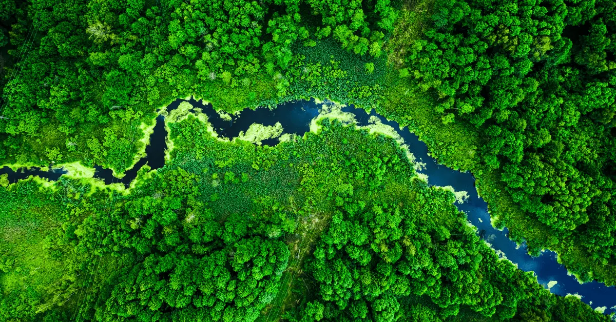 Perugia river landscape